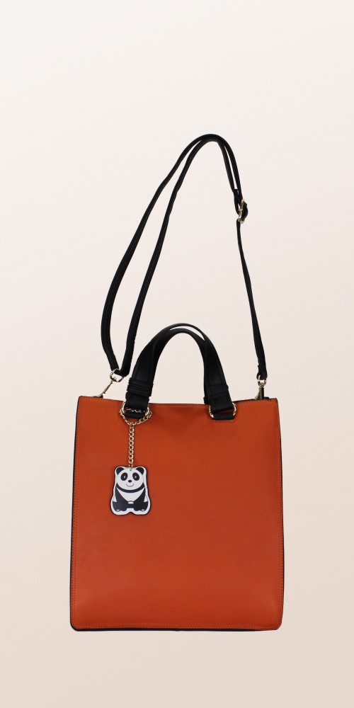 BORSA CARLA FERRONI 32372 CON MOTIVO LATERALE A SCACCHI