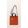 BORSA CARLA FERRONI 32372 CON MOTIVO LATERALE A SCACCHI